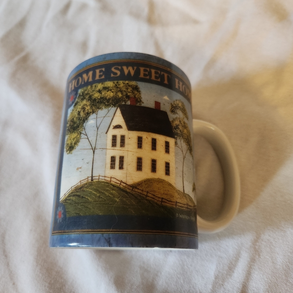 Warren Kimble AMCAL Home Sweet Home Mug Farmhouse Cottagecore